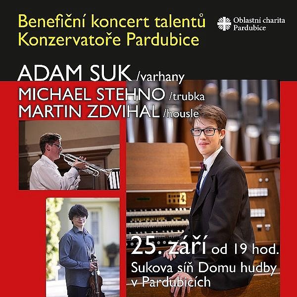 Benefiční koncert talentů z Konzervatoře Pardubice