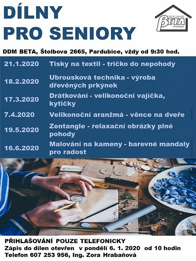 Dílny pro seniory - velikonoční aranžmá