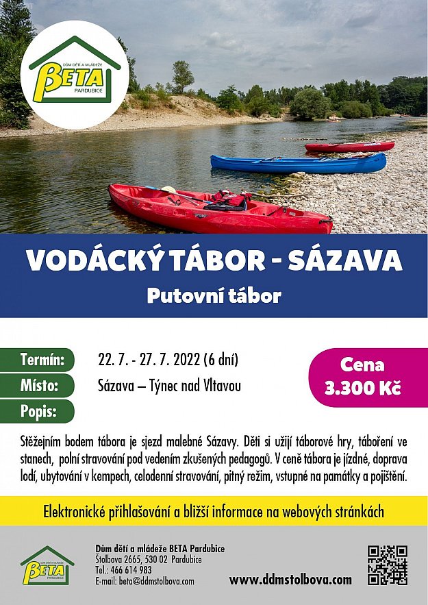 Vodácký tábor - Sázava