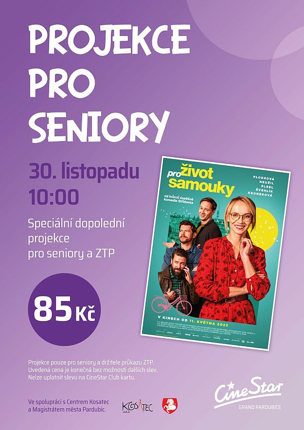Projekce pro seniory: Život pro samouky