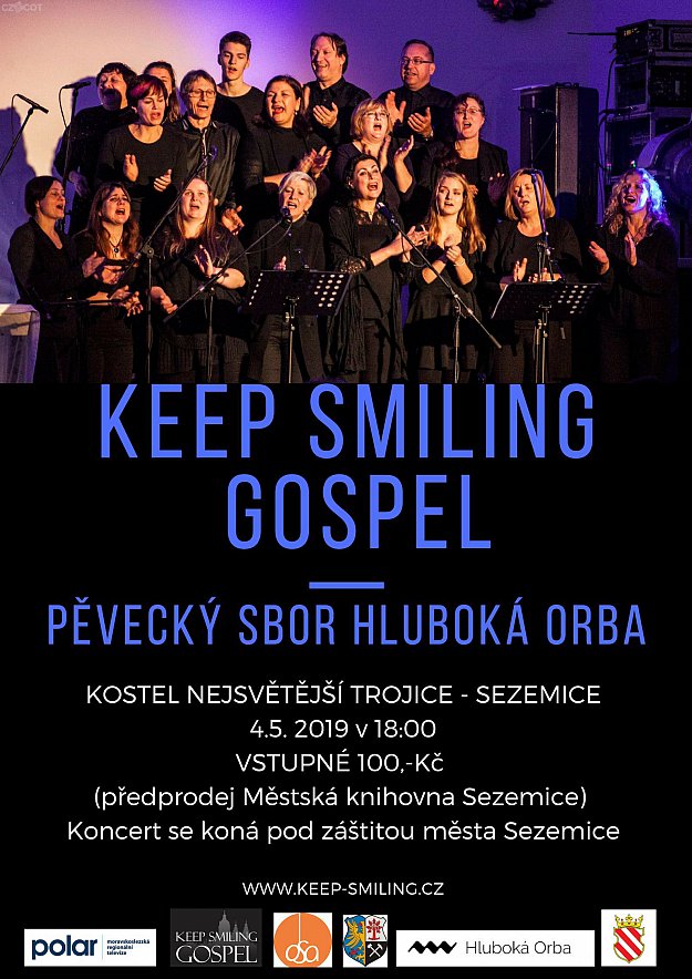 Chvály, spirituály a gospely - Keep Smiling gospel a Hluboká Orba