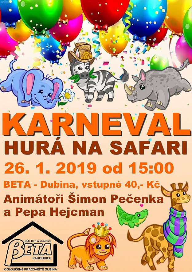 Hurá na safari - karneval