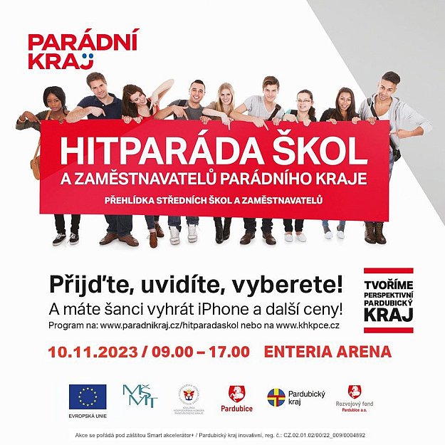 Hitparáda škol a zaměstnavatelů parádního kraje