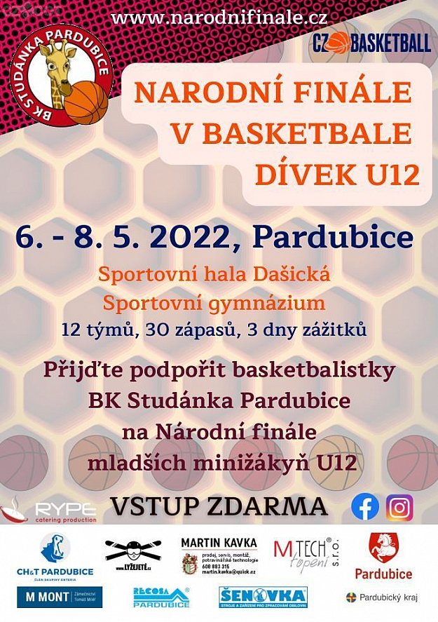 Národní finále v basketbale dívek U12