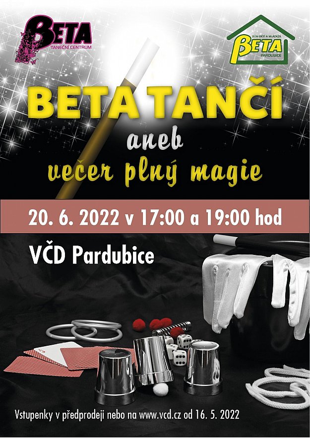 Beta tančí aneb večer plný magie