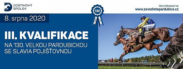 III. kvalifikace na 130. Velkou pardubickou se Slavia pojišťovnou