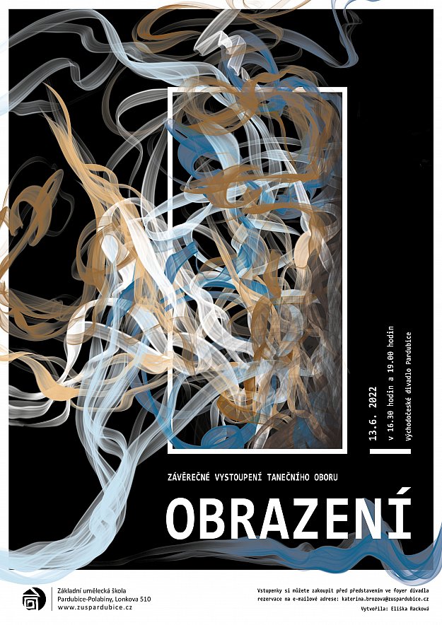 Obrazení - závěrečné vystoupení tanečního oboru ZUŠ Polabiny