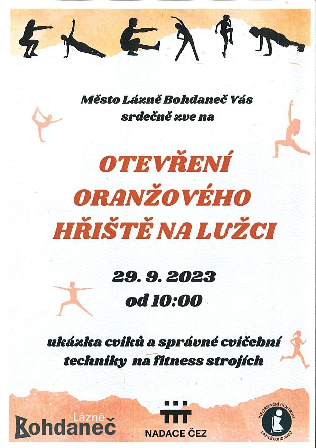Otevření oranžového hřiště Na Lužci