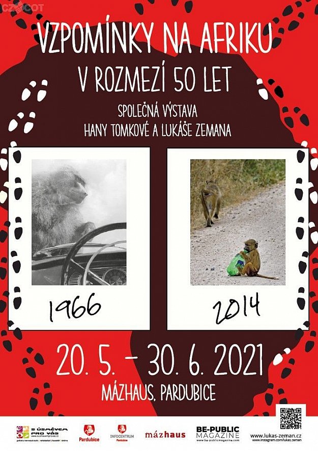 Vzpomínky na Afriku v rozmezí 50 let - Společná výstava Hany Tomkové a Lukáše Zemana