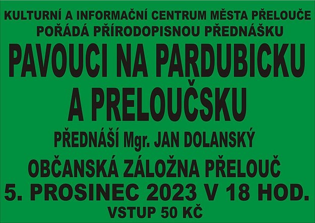 Pavouci na Pardubicku a Přeloučsku