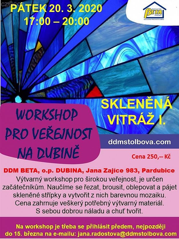 Workshop - skleněná vitráž