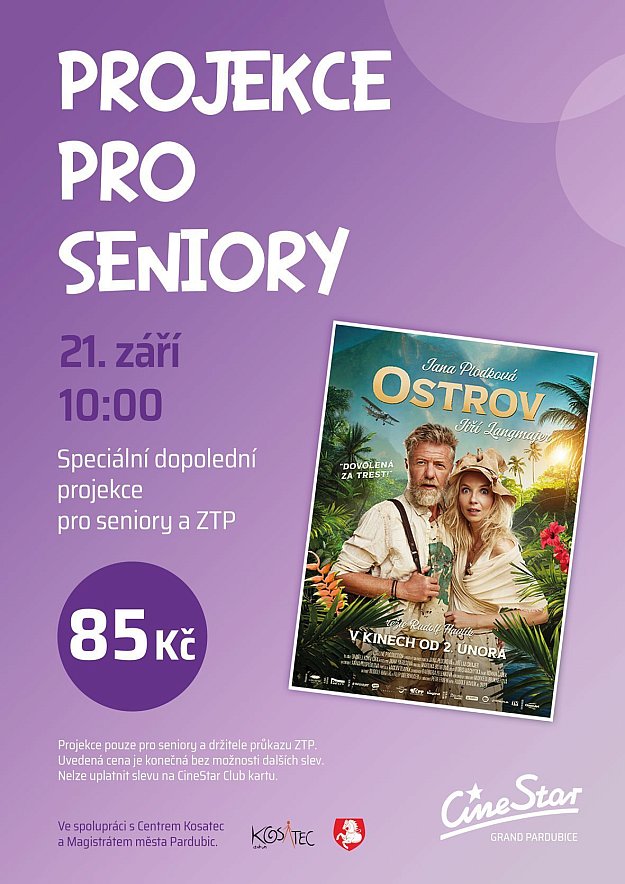 Projekce pro seniory: Ostrov