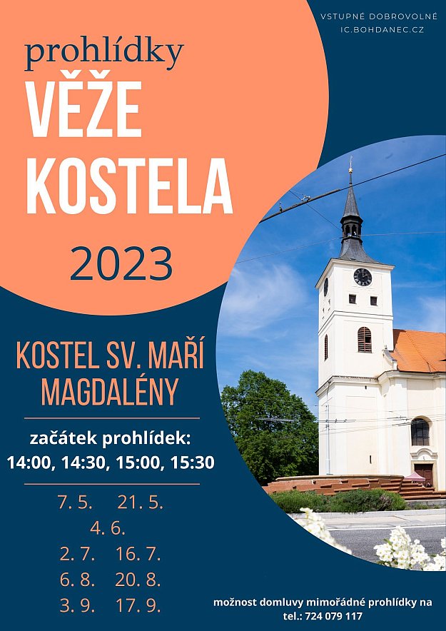 Prohlídky věže kostela