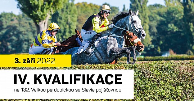 IV. kvalifikace na 132. Velkou pardubickou se Slavia pojišťovnou