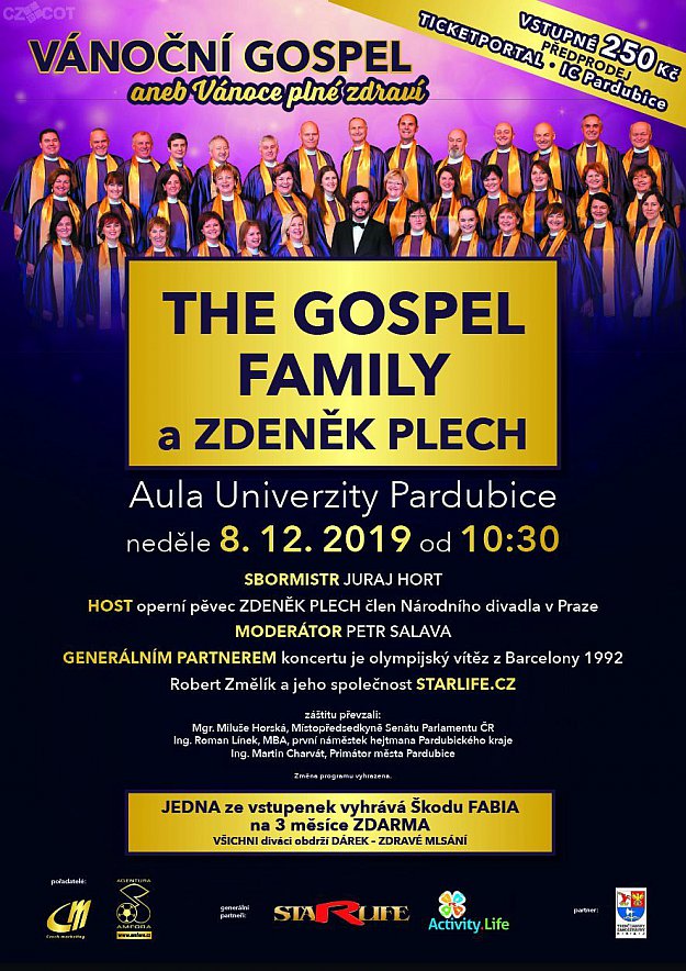 Vánoční gospel v Pardubicích