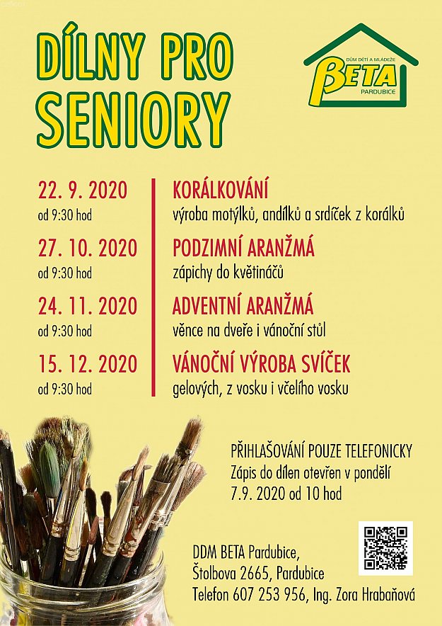 Dílny pro seniory - Podzimní aranžmá