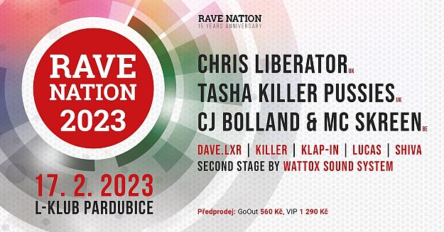 Rave Nation 2023: Chris Liberator + CJ Bolland + další