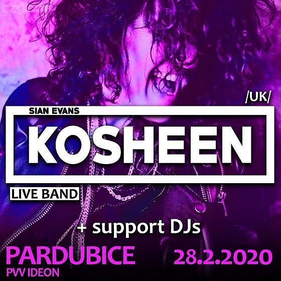 Kosheen (UK) live band in Pardubice