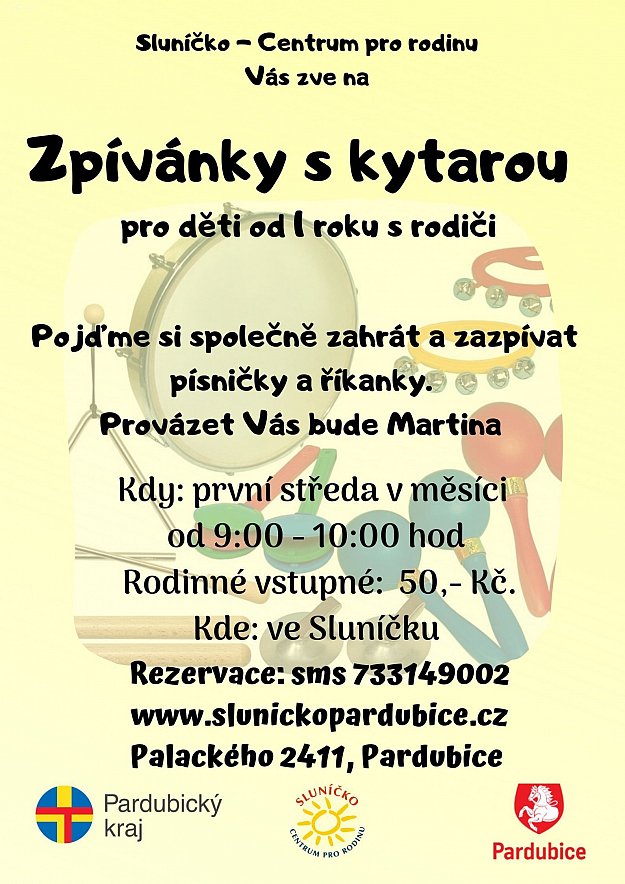 Zpívánky s kytarou pro děti od 1 roku s rodiči