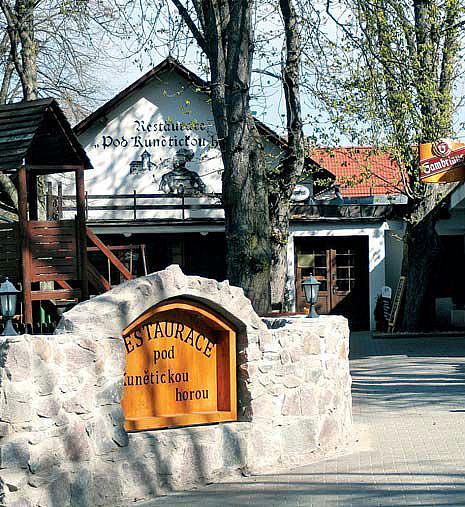 Guesthouse below Kunětice Mountain