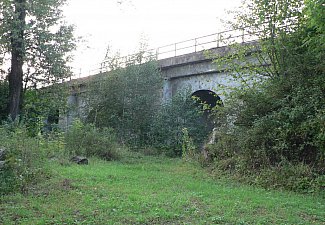 At Five Canals - railway viaduct