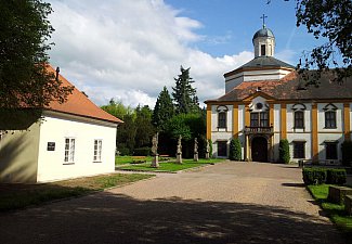 Choltice - chateau, museum exhibit, and Chapel of St. Romedio