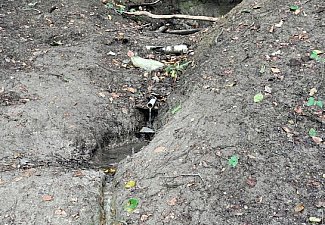 Na Hradech - well, source in danger